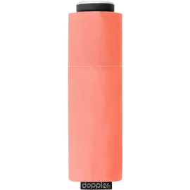 Doppler Regenschirm Fiber Mini Compact Uni Neon Coral