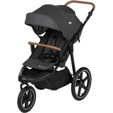 Bebeconfort Cloudy, All-Terrain-Baby Stroller, 0–4 Jahre (max. 22kg), verstellbar, schnell zusammenklappbar, 3 große Kinderwagen Luftreifen, verstellbarer Schieber, geräumiger Korb, Mineral Graphite