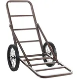 Vevor Wildkarren, zusammenklappbarer Wildkarren 136 kg, Wildtransporter mit 2 großen Rädern und ergonomischem Griff, Wildkarren-Zubehör, Allzweck-Transportwagen für die Jagd, Angeln und Wandern