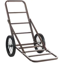 Vevor Wildkarren, zusammenklappbarer Wildkarren 136 kg, Wildtransporter mit 2 großen Rädern und ergonomischem Griff, Wildkarren-Zubehör, Allzweck-Transportwagen für die Jagd, Angeln und Wandern