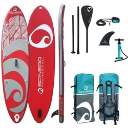 SPINERA PROFESSIONAL 10,6 SUP 2024 red inkl. FIBERGLAS PERFORMANCE Paddel