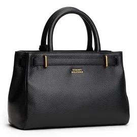 Tommy Hilfiger American Icon Mini Tote Leather Henkeltasche Leder Black