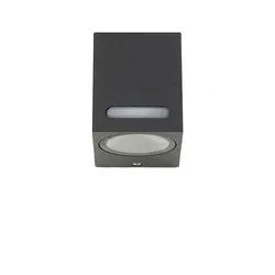 Licht-Erlebnisse Wandlampe Aluminium eckig IP44 außen praktisch