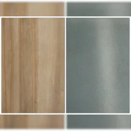 Mendler Beistelltisch HWC-L76, Kommode Nachttisch Schrank, Industrial Massiv-Holz MVG 60x50x40cm, natur mit Metall-Optik