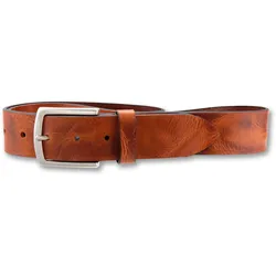Ledergürtel BERND GÖTZ, Damen, Gr. 95, braun (cognac), Rindsleder, casual, Gürtel, vegetabil gegerbt mit solider Schließe