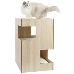 Canadian Cat Company Katzenturm Cat Castle beige