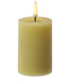 uYuni LED Mini Kerzenset Thea Uyuni Timer bis 400 Std D: 5cm gelb 3er Set