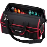 Parat Basic Tool Softbag M Universal Werkzeugtasche unbestückt rot|schwarz 500 x 270 x 280 mm