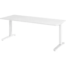 bümö Schreibtisch Serie-XB Weiß
