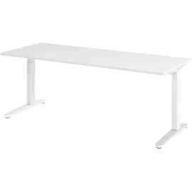 bümö Schreibtisch Serie-XB Weiß