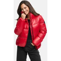 Marikoo Winterjacke "Hazalee", Damen, Gr. M, deep rot, Obermaterial: 100% Polyester. Futter: 100% Polyester. Wattierung: 100% Polyester. Ärmelfutter: 100% Polyester, Jacken Winterjacke, mit leicht gläzendem Obermaterial und hohem Kragen