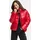 Marikoo Winterjacke "Hazalee", Damen, Gr. M, deep rot, Obermaterial: 100% Polyester. Futter: 100% Polyester. Wattierung: 100% Polyester. Ärmelfutter: 100% Polyester, Jacken Winterjacke, mit leicht gläzendem Obermaterial und hohem Kragen