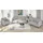 s-style möbel Sessel Harmony Chenille 1 x 1 x 1 cm Grau mit Kissen