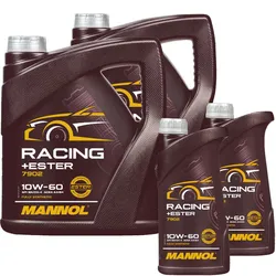 10l Mannol Sae 10w-60 Racing Vollsynthese Motoröl Passend Für Vw 505.00 Mb 229.1: