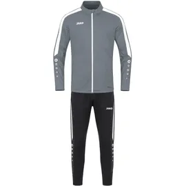 Jako Power Polyester Trainingsanzug Kinder 840 steingrau 140