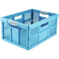 KEEEPER Klappbox eco lea 48,5 x 35 x 23,5 cm 24-tlg. blau