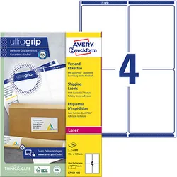 400 AVERY Zweckform Versandetiketten L7169-100 weiß 99,1 x 139,0 mm