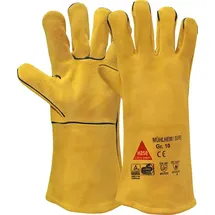 Hase Safety Gloves Hase Mühlheim I Super Schweißerhandschuh aus Rindspaltleder Größe 12