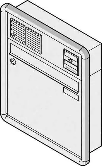 Renz Metallwaren. Briefkasten UP 10-0-25017 ws