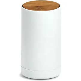 Zeller 18883 Spender für Baby-Tücher weiß, ABS, Holz