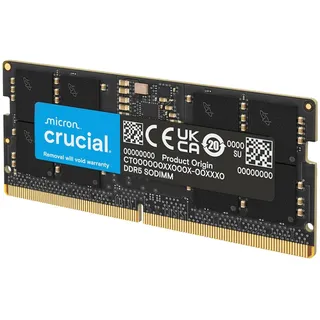Crucial RAM 32GB 4800MHz SODIMM, schwarz