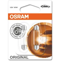 Osram Original Leuchtmittelpaar 12V, 10W Soffitte 41mm SV8.5-8