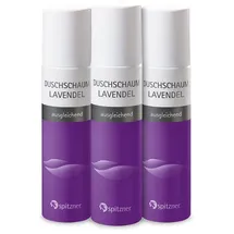 Spitzner Duschschaum Set Lavendel 3x 150 ml Ausgleichende