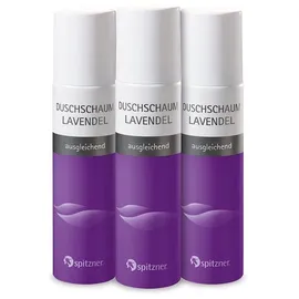 Spitzner Duschschaum Set Lavendel 3x 150 ml Ausgleichende