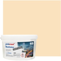 Preismaxx Mattlatex urban colors, bunte Wandfarbe, beige, biscuitbeige, biscuit 5L