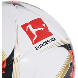 adidas Bundesliga 26/27 Torfabrik League Boxed Ball, White/Black/solar red, 4