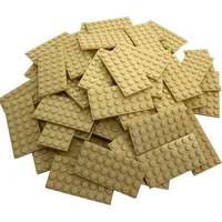LEGO LEGO® 4x8 Platten Bauplatten Hellbeige Beidseitig bebaubar -