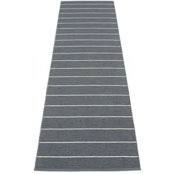 pappelina Carl Outdoor-Teppich - granit / sturmblau 70 x 270cm