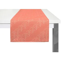 Tischläufer ADAM "Argentinian Criolla Light" Gr. 1, orange (karotte), B:50cm L:150cm, Baumwolle, Tischdecken