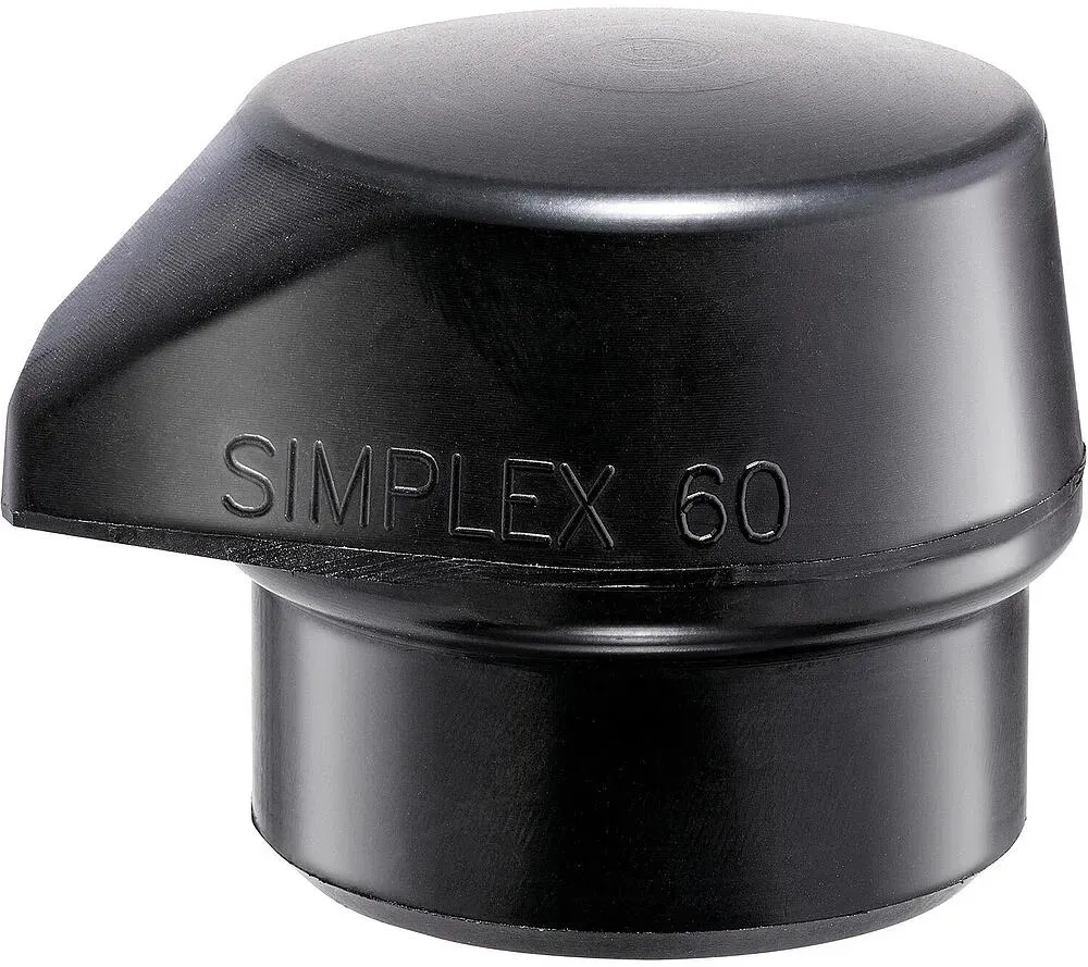 Schlageinsatz Halder mit Standfuß für SIMPLEX-Schonhammer, Gummikomposition, Ø 60 mm
