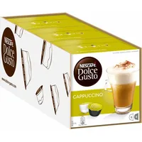 Nescafé Dolce Gusto Cappuccino, Milchkaffee, Kaffeekapsel, Kaffee, 48 Kapseln (24 Portionen)
