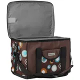 anndora Kühltasche XL, braun 40 Liter - Kühlbox Isoliertasche Picknicktasche