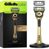 Gillette Labs Champion Gold Edition Rasierer mit 2 Ersatzklingen