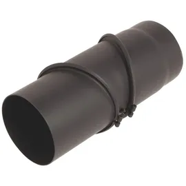 FireFix Ofenrohrbogen 90° Ø 150 mm verstellbar mit Tür Stahl schwarz