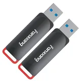 fanxiang USB Stick USB A 256GB 2 Stücke, bis zu 200MB/s, USB 3.2 für Smart-TV, Desktop, Laptops, Car Audio, Drucker, Kopierer und Smart-Lautspreche(F309 256GBx2)