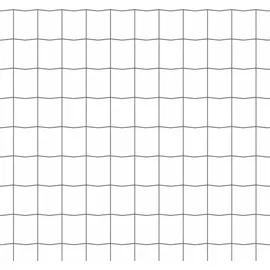 vidaXL Eurozaun 25 x 100 cm Grau/Stahl