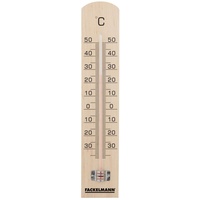 Fackelmann FM Thermometer TECNO, 25cm Holz