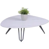 Garden Pleasure SILENA Beistelltisch Stein grau 110,0 x 88,0 x 31,5 cm