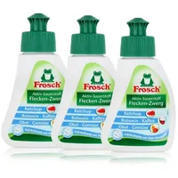 FROSCH 3x Frosch Aktiv-Sauerstoff Fleck-Entferner 75 ml - Flecklösend mit Akt Fleckentferner