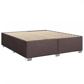 vidaXL Boxspringbett 180 x 200 cm Dunkelbraun