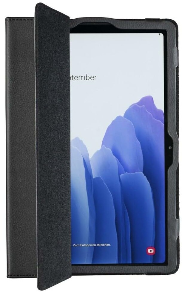 Hama Hülle für Samsung Galaxy Tab S7 FE/S7+/S8+ 31,5 cm 12,4 Zoll (aufklappbares Case für Samsung Tablet, Schutzhülle mit Standfunktion, magnetisches Cover) schwarz