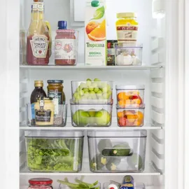 VOW Aufbewahrungsbox Compact Clear Slim 29,1 x 9,4 x 6,1 cm 1-tlg. transparent