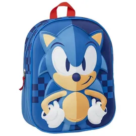 Sonic 3D Rucksack 31 cm – Kinder-Schulrucksack | Gr.: onesize