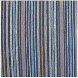 Stofferia Stoff Polsterstoff Jacquard Streifen Hendrix Blau, Breite 136 cm, Meterware blau