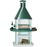 Wellfire Ardea mit Edelstahlhaube weiß
