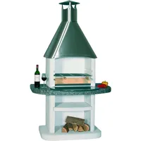 Wellfire Ardea mit Edelstahlhaube weiß